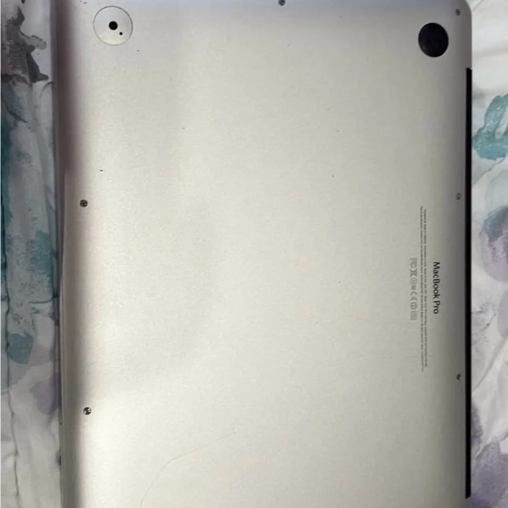 Apple Metallic Silver Laptop